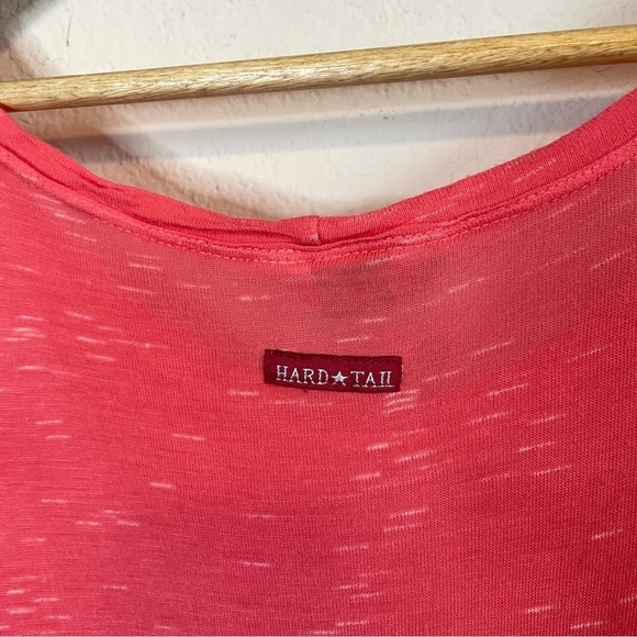 Hard Tail Pink Burnout Oversized Slouchy Short Sleeve T Shirt Top Size Large - Picture 9 of 11